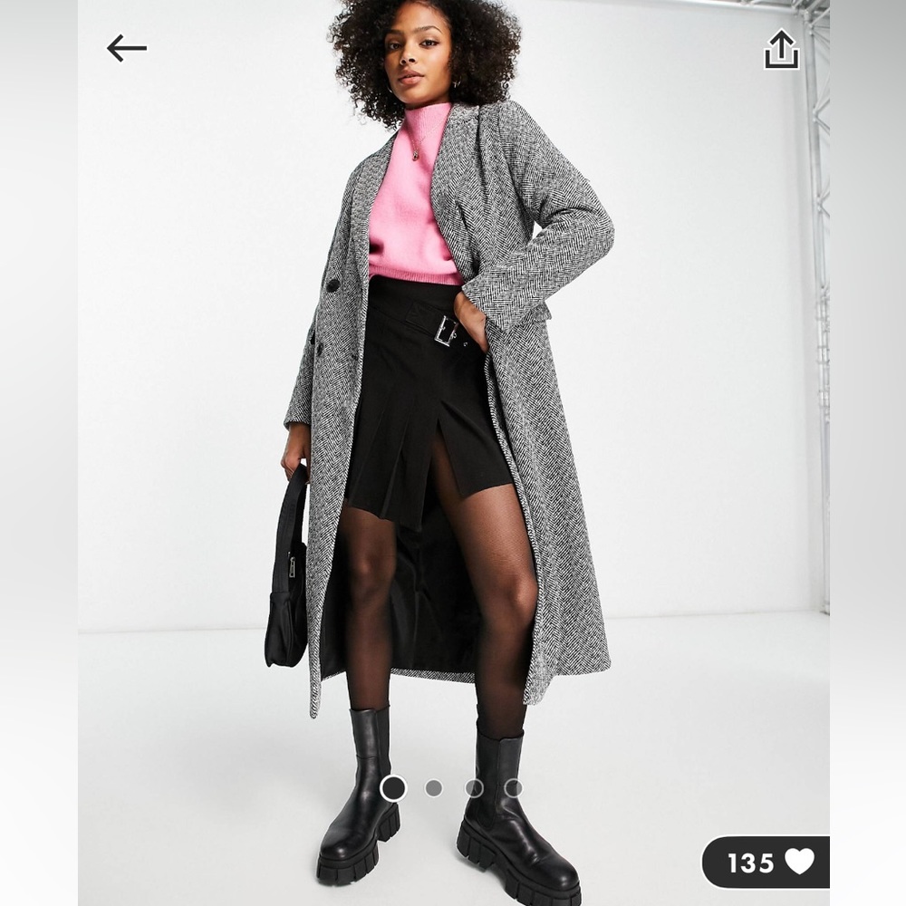 New, size 0 maxi coat, New Look